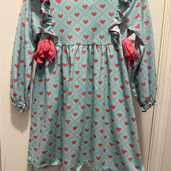 Stitchy Fish “It Takes Two”’Side Tie Valentines Dress - Picture 6 of 10